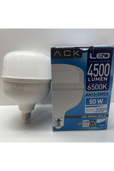 ACK 50 W 6500K Beyaz Işık E27 Led Ampül AA13-05023