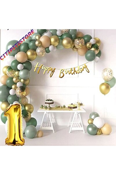 DÜVENCİ TİCARET Σετ μπαλονιών γενεθλίων πολυτελείας Düvenci Ticaret