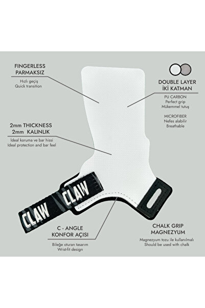 CLAW TRAİNİNG Carbon Grips Gen 2 Crossfit Gloves Gymnastics Gloves Crossfit Grips
