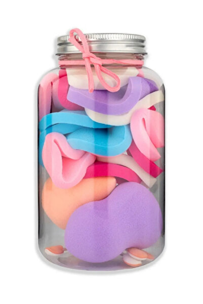 Acarlar Ticaret 20 Parça Kavanoz Makyaj Sünger Seti