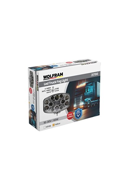 Genel Markalar Tır için Ledli Sis Lambası Dikdörtgen 60 Watt Sarı - Beyaz E9 ...