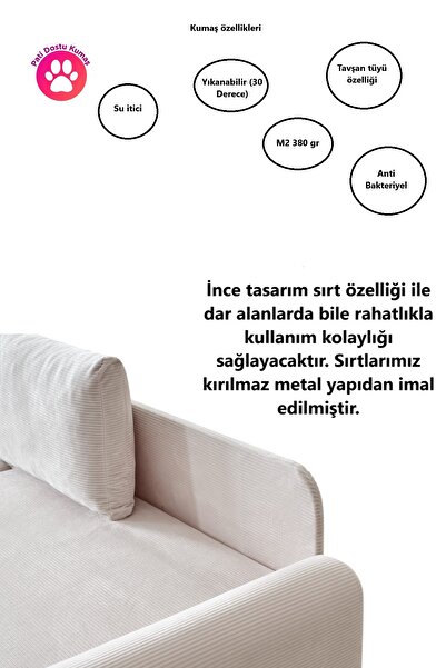 Kagu Corner Flavia Köşe Takımı Puflu