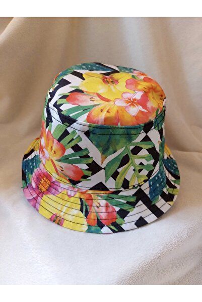 KumaşEvi Bucket Hat Bucket Summer Hat