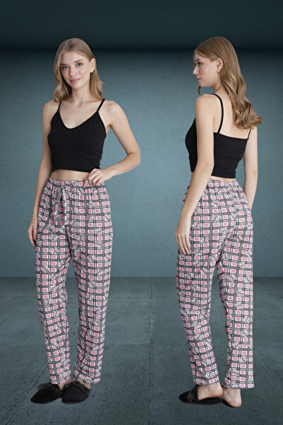 DONEX Thick Raised Fabric Printed Women's Pajama Bottoms
