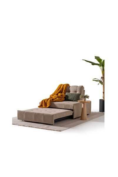 Home Kafi Yataklı Tekli Koltuk Koyu Vizon