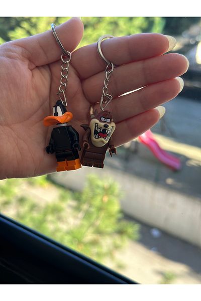 marimari Mini Figure Building Blocks with 2 Keychains