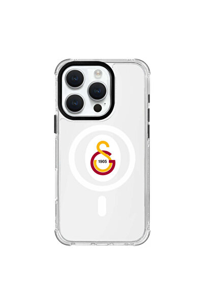 Galatasaray İphone 16 Pro Uyumlu Magsafe Logo Telefon Kılıfı