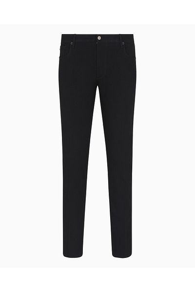 Emporio Armani Men's Low Waist Slim Fit Narrow Leg Denim Black Jeans Em 000121   Af14867-Mc002