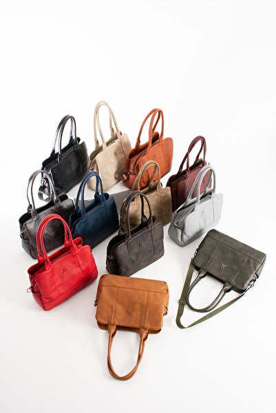 By Hakan Γυναικεία τσάντα ώμου, χεριού και ώμου Mega 643 Mink