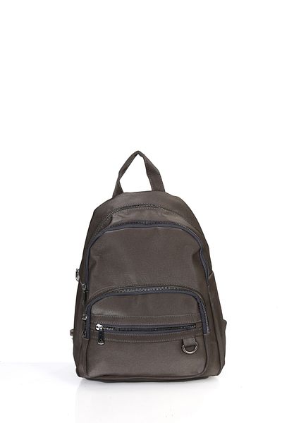 byFOX Fashion Four Compartment Satin Backpack with Large Pocket and Ring Detail