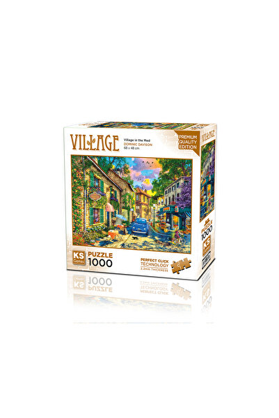 Ks Games Village İn The Med 1000 Parça Puzzle