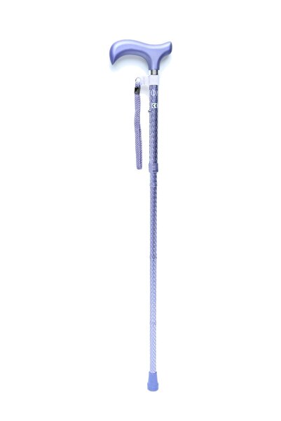 Kifidis Me606 Katlanır Baston B044-2010 Mor Desenli - Standart