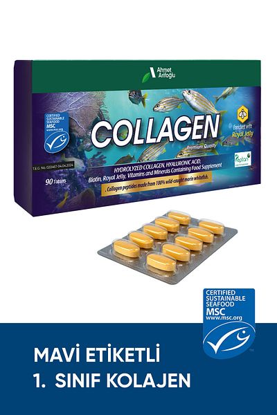 Ahmet Arifoğlu Collagen 90 Tablets Fish Collagen