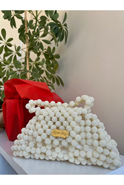 Handmade Böğürtlen boncuk çanta