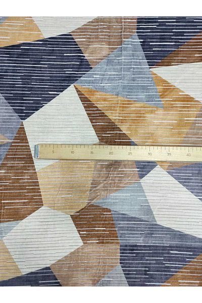 Evcimenhome ΝΕΟ προϊόν Παχύ Βελούδινο Ύφασμα 115cmx230cm χρώμα:πολύχρωμο