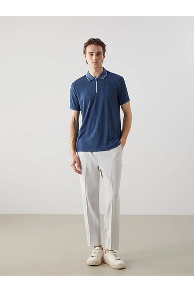LC Waikiki Tricou pentru bărbați LCW Vision Polo cu mânecă scurtă din bumbac pieptănat