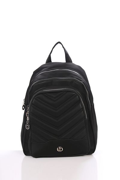 byFOX Fashion Quilted Three-Compartment Backpack with Rigging Detail