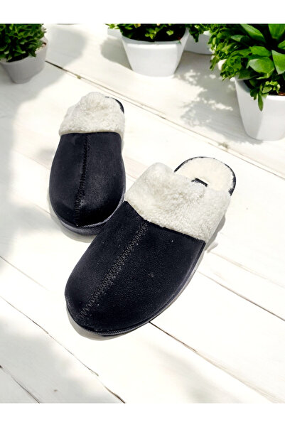 AkınalBella Papuci de casă moale cu blană în interior