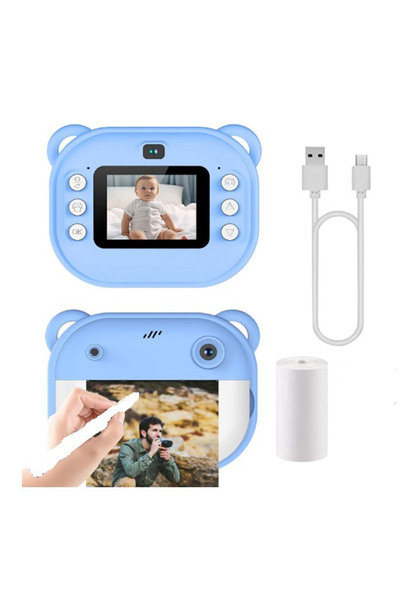 Vothoon Dijital Video Kayıt Fotoğraf Çocuk Kamerası Anlık Termal Resim Kağıt Baskılı Vtn-09