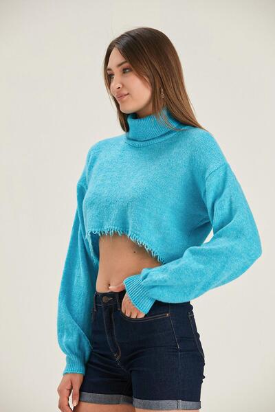 ALEXANDERGARDI CROP SWEATER WITH GRAP (B22-5752)