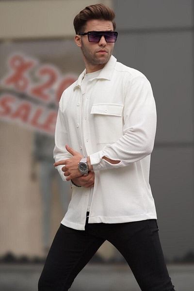 BEYAZTOPTAN 100% ΠΟΙΟΤΙΚΟ ΜΑΚΡΥΜΑΝΙΚΟ SLIM FIT ΑΝΔΡΙΚΟ ΚΑΠΙΤΟΝΕ ΠΟΥΚΑΜΙΣΟ