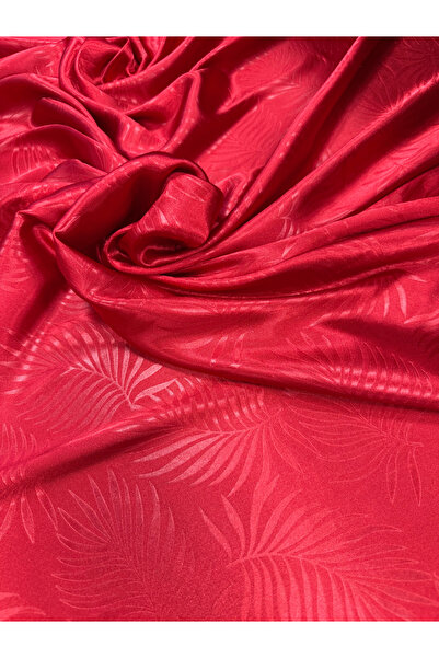 Simpa Fabrics Palmiye Desen Saten Kumaş