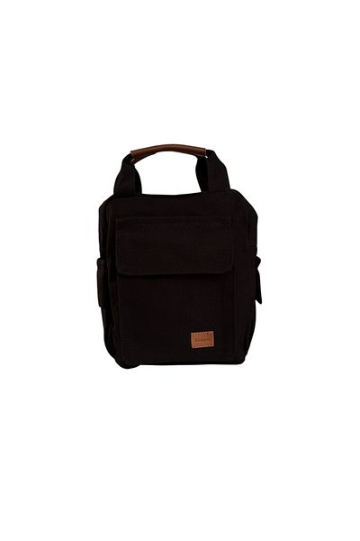 SİSUBAGS Maxi Fabric Backpack with Front Pocket and Side Pocket Detail
