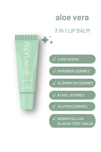 Everyday Beauty Aloe Vera 3 in 1 - Anti Lip Balm*24