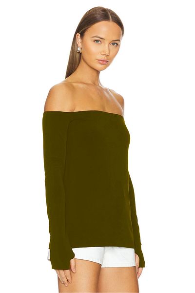 heyy collection Strapless Finger Slip Blouse