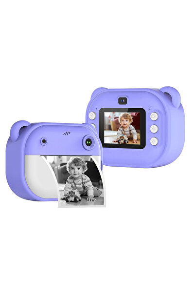 Vothoon Dijital Video Kayıt Fotoğraf Çocuk Kamerası Anlık Termal Resim Kağıt ...