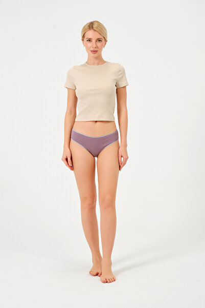 ZICCHO Kadın Pamuklu Likralı Brazilian Külot 7'li