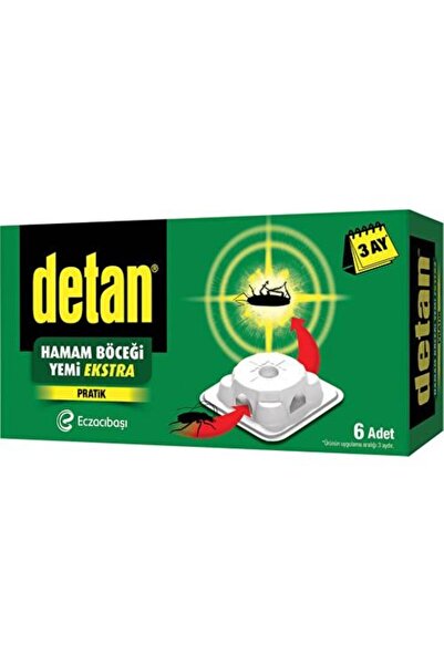Detan Hamam Böceği Yemi Max 6 Adet