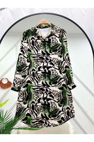 YEDİLALE Mixed Patterned Viscose Shirt