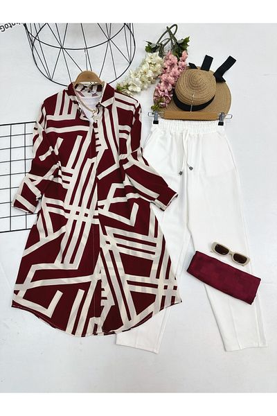 YEDİLALE Mixed Patterned Viscose Shirt