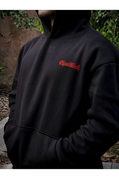 Liber Chaotikish - Oversize Hooded Sweatshirt