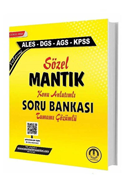 Genel Markalar Tasarı Yayınları ALES DGS KPSS MEB-AGS Sözel Mantık Konu Anlat...