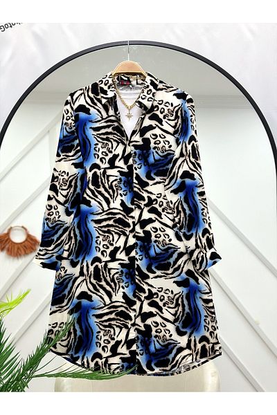 YEDİLALE Mixed Patterned Viscose Shirt