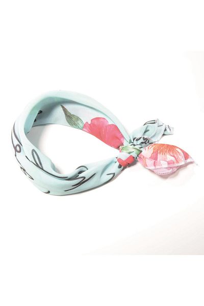 Tedz Collection Paredora Blue Signature Scarf
