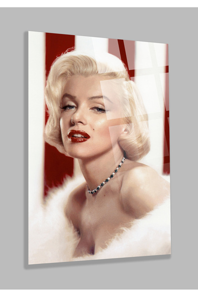 TAULART Ultra High Definition Marilyn Monroe 4mm Unbreakable Glass Table Home...