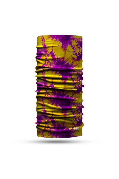 headwear Неонова бандана з візерунком вітру, унісекс, головний убір - HWBF017