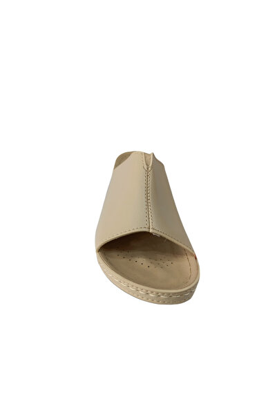 BENTO 15069 Beige Filling Sole Magnetic Women's Slippers