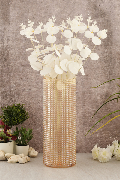 ANGDESİGN Angdesign Crystal Vase Honey-30Cm