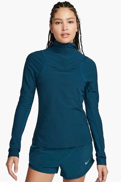 Nike Run Division Terma Fit Adv 1/4 Zip Running Midlayer Femei Reflective 1/4 Zip Hoodie K