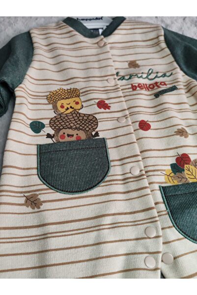 Hoppidik Hoppytique Cotton Baby Jumpsuit 1-3-6 Months Unisex