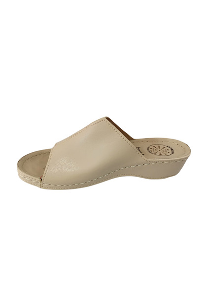 BENTO 15069 Beige Filling Sole Magnetic Women's Slippers