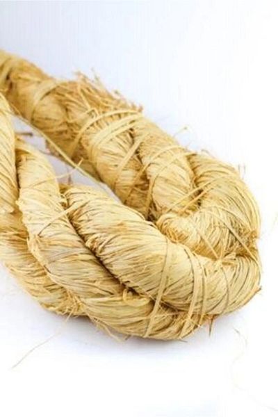 edalle Natural Raffia Banana Fiber - Straw Rope, Decoration Material 75 Grams