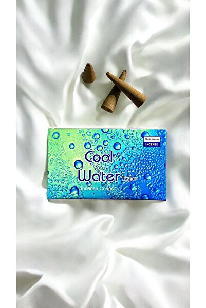 NAHAMİS TRADE Darshan Cool Water Kokulu Konik Tütsü 10 Adet