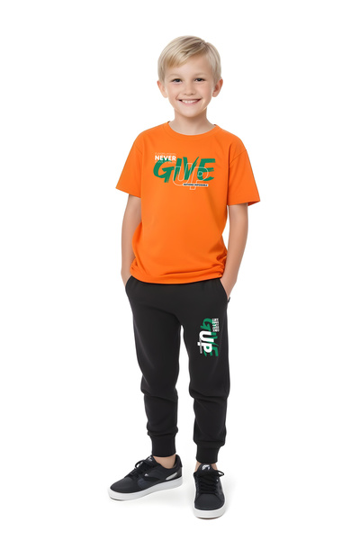 panios kids Give Printed Boy's Double Pocket Bottom-Top Set