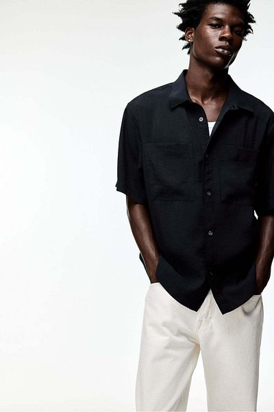 H&M Regular Fit Modal-blend shirt