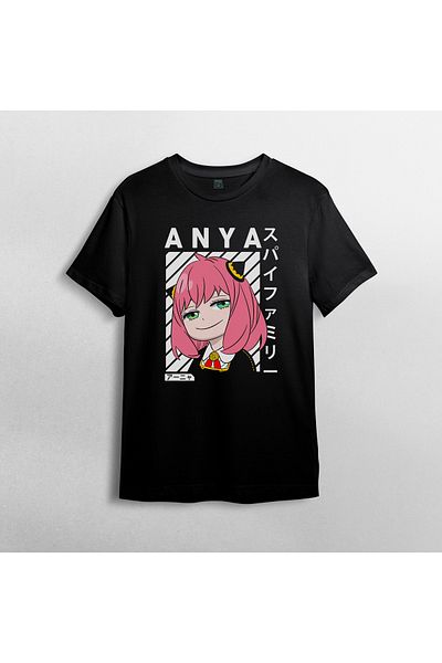 Pixxa Spy X Family Anya - Μπλουζάκι από 100% βαμβακερό λαιμόκοψη μοντέλο 2